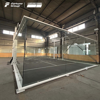 Terrain de paddle professionnel complet extérieur prix usine padel panoramique équipement de court de tennis terrain de padel