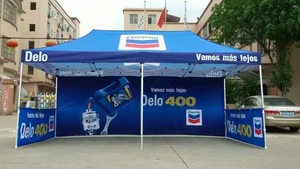 Carpa Personalizada de 10x20 pies con Logotipo Impreso - Paquete para Eventos Incluye Carpa Plegable, Mantel de 6 pies y 2 Banderas NF38F21073 para Exteriores - Product Image 6