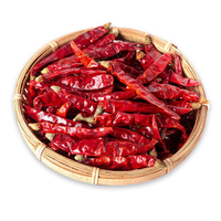 En stock, vente en gros, piment rouge séché cru AD S17, super épicé, piment indien Devil Chili