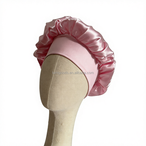 Bandeau large et très élastique <span class=keywords><strong>LUMI</strong></span> personnalisé avec logo, coloré, en double satin de soie, pour le sommeil, le bain, la douche, le spa, le yoga et le maquillage, pour femmes - Product Image 1