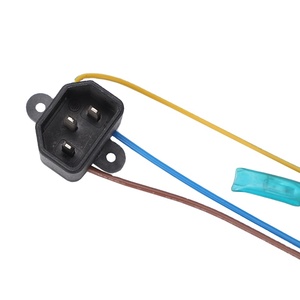 Fabricante de alta calidad Type2 Iec62196 250V Salida única 0,2 m EV Enchufe de carga Enchufe eléctrico Material plástico - Product Image 1