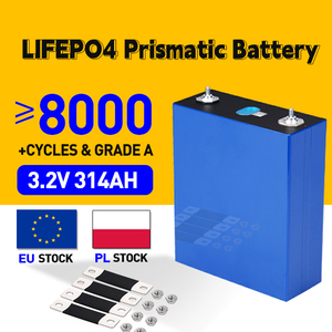 Pin Lithium Ion LiFePO4 hình hộp chữ nhật A Grade MB31 314Ah 3.2V LFP314K, 8000 chu kỳ sạ<span class=keywords><strong>c</strong></span> sâu, dùng cho hệ thống năng lượng mặt trời - Product Image 4