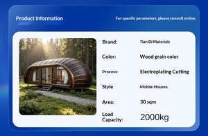 Casa de Huéspedes Prefabricada de Acero Curvado Moderno, Experiencia de Alojamiento Única; Elegante Casa de Árbol con Diseño de Nido de Pájaro - Product Image 6
