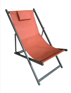 आधुनिक शैली एल्यूमीनियम फोल्डेबल समुद्र तट बाहरी रेक्लिनर सूर्य लाउंज कुर्सी समायोज्य ऊंचाई ऑक्सफोर्ड चंद्रमा कुर्सी समुद्र तट फर्नीचर ठोस - Product Image 2