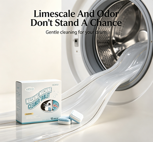 Tablettes de nettoyage pour <span class=keywords><strong>lave</strong></span>-<span class=keywords><strong>linge</strong></span> en gros, approvisionnement direct usine, nettoyage en profondeur, détartrage, désodorisation, dissolution rapide, OEM personnalisé - Product Image 2