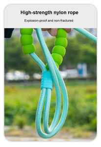 สายจูงสัตว์เลี้ยงแบบปรับได้ สายรัดอกสุนัขคู่สำหรับพาเดินเล่น ทำจากไนลอน สำหรับฝึกและวิ่ง ไม่พันกัน เหมาะสำหรับสุนัขสองตัว - Product Image 4