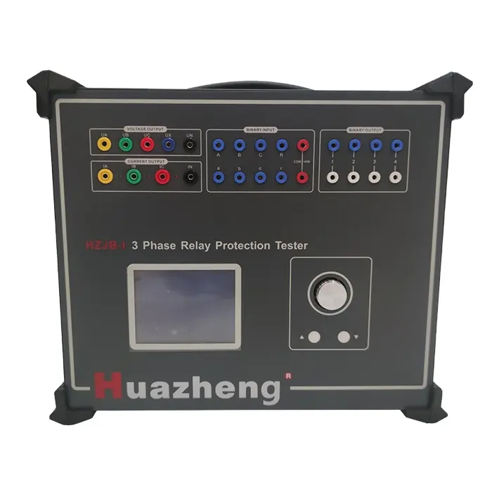 HZJB-I Three Phase Relay Protection Tester Unit Kit Microcomputer 3 Phase Secondary Injection Protective Relay Test Set