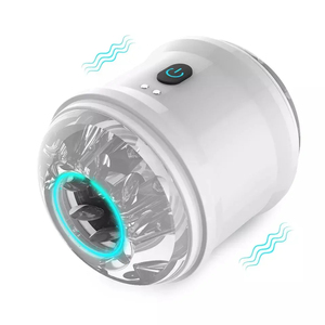 Mannelijke Masturbators Pocket <span class=keywords><strong>Pussy</strong></span> Seksspeeltjes Voor Mannen En Koppels Met 12 Vibratie Kristal Geribbelde Vagina Cup Waterdicht
