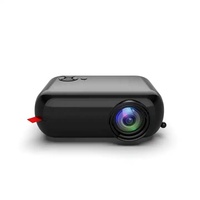 Mini proyector LCD Multimedia de fábrica portátil 1800 lúmenes 13-100 pulgadas regalo de feliz cumpleaños pequeña sala de cine en casa logotipo personalizado