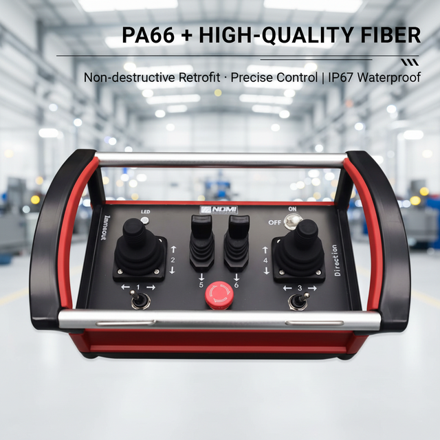 NOMI Multi-Axis Industrial Joystick Controller Proportional for Control for Construction Loaders Heavy Duty Hydraulic Systems