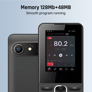 Teléfono Móvil 4G de 2.4 Pulgadas <span class=keywords><strong>para</strong></span> <span class=keywords><strong>Personas</strong></span> <span class=keywords><strong>Mayores</strong></span>, Batería de 1400 mAh, RAM de 48 MB, ROM de 128 MB, Radio FM, Linterna, Bluetooth, Teléfono Móvil Compacto y Resistente - Product Image 6
