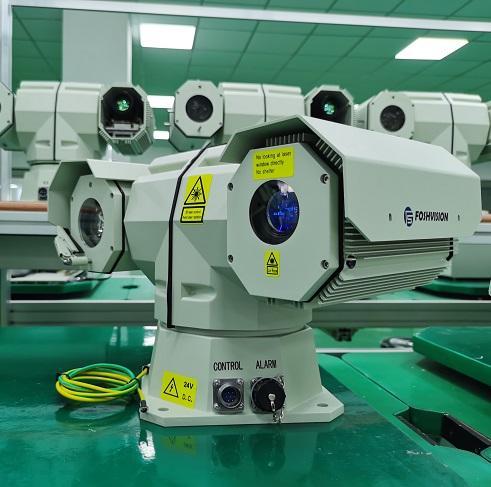 Long Range Thermal PTZ IP Camera Pan-Tilt Night Vision CMOS Sensor NVR Support 1 Year for Coastal Sea Monitoring Search Rescue