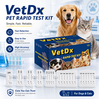 Präziser Veterinär-Hunde-EHR-LSH-Kombi-Testkit Schnelltest-Karte für Canine Ehrlichia Leishmania Antikörper zur Diagnostik für Tierärzte