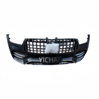 Para Mercedes-Benz GLE W167 2019-2023, Conjunto de Parachoques Delantero Estilo GLE53 AMG con Rejilla GT, Kit de Carrocería Completo