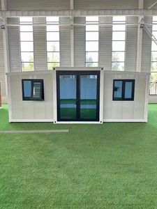 Maison préfabriquée extensible en conteneur, structure en acier léger portable, mobile, écologique, entièrement installée, 20 pieds, 40 pieds - Product Image 1