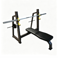 Banc de musculation commercial Olympic, machine à presser la poitrine à cadre en acier robuste, équipement d'entraînement pour studio de fitness et salle de sport, personnalisable OEM
