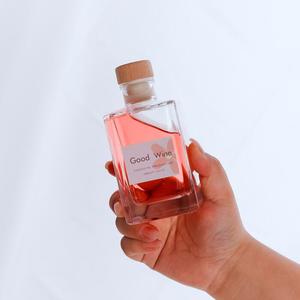 Botella de Licor Miniatura en Existencia, Botella de Licor de Forma Única para Ron, Tequila, Rakija, <span class=keywords><strong>Mezcal</strong></span>, Botella de Vidrio para Vodka y Ginebra con Tapa de Corcho - Product Image 5