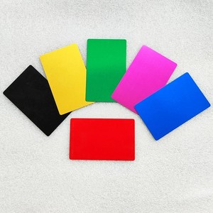 Laser Marking Engraving Metal Nameplate <strong>Blank</strong> Aluminum Alloy <strong>Business</strong> <strong>Card</strong> - Product Image 2