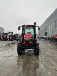 2024 Chine 85hp 4*4 Tracteur Avec Cabine Pour L'agriculture