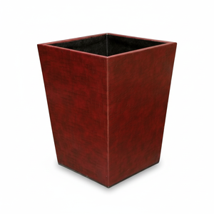 Vente en gros de seau de rangement écologique à dessus ouvert décoratif marron profond sans couvercle pour chambre à coucher ou salon - Product Image 1