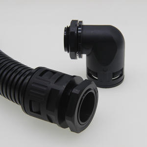 Équipement de distribution d'énergie de connecteur de conduit ondulé à angle droit en nylon personnalisé professionnel en gros - Product Image 3