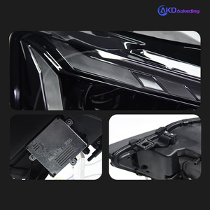 Phares avant BBA Car Styling pour Audi A4, projecteur LED, lentille de projecteur, 2013-2016, design RS, feux de jour, clignotants, feux de croisement et de route, automatiques - Product Image 6