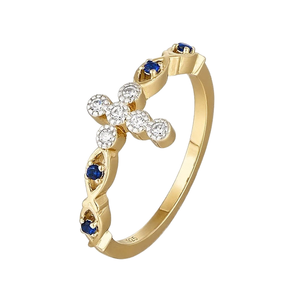 Princess Cut CZ Geometric <b>Band</b> <b>Ring</b>, Gold Plated Square Stone Wedding <b>Ring</b>, Stackable Fashion Original Jewelry for Women - Product Image 1