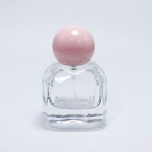 Mejor Precio, Botella de Perfume Vacía Rosa con Cierre a Presión, 30ml 50ml 100ml, Redonda con Caja de Empaque, Impresión Serigráfica, Recargable, Ecológica - Product Image 3