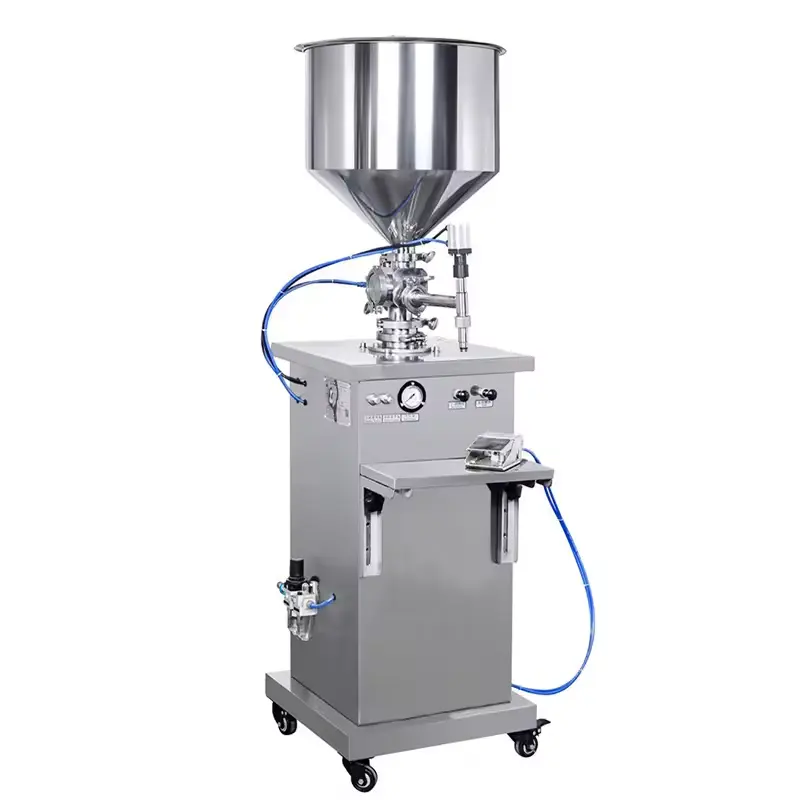 Hete Verkoop 100-1000Ml Verticale Semi-Automatische Vloeibare Vulmachine Voor Shampoo/Olie/Vloeistof/Pasta/Honing/Wasmiddel