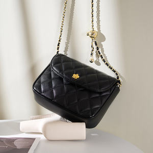 奢华高品质可定制链条斜挎手提包，适用于广州品牌的带盖封口 - Product Image 2