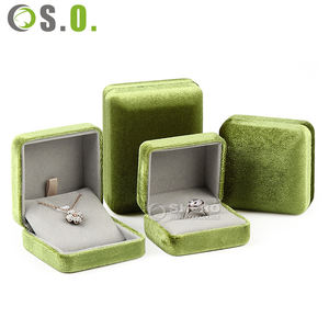 China Factory Jewelry Set Velvet <b>Box</b> Elegant Design Necklace Velvet Suede Suede <b>Box</b> with High-end Flannelette Jewelry <b>Ring</b> <b>Box</b> - Product Image 6