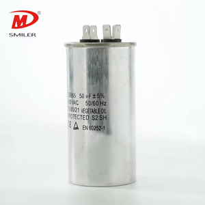 Smiler Nhà máy cung cấp trực tiếp cbb65 AC động cơ chạy tụ điện được sử dụng cho điều hòa không khí - Product Image 1