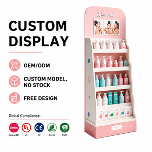Exhibidor Modular para <span class=keywords><strong>Supermercados</strong></span>, Solución <span class=keywords><strong>de</strong></span> Estanterías Metálicas con Logotipo Personalizado para Tiendas Minoristas Globales - Product Image 1