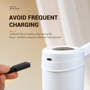 Pompa erogatore acqua portatile USB ricaricabile bottiglia elettrica per bere pompa automatica casa ufficio dispositivo di acqua <span class=keywords><strong>Dispenser</strong></span> - Product Image 4