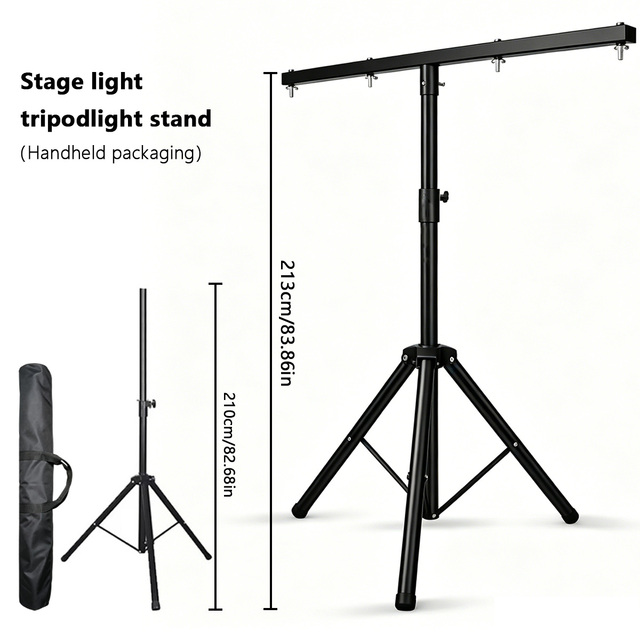 Professional Stable Tripod Stand Dj Stage Lights Stand Adjustable Height Stand for Photography Studio Video Flash Lighting