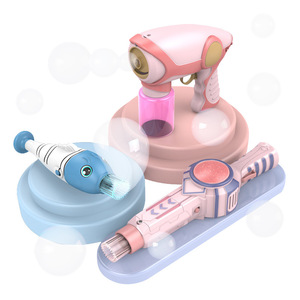 ของเล่นไม้เป่าฟองสบู่ไฟฟ้าสำหรับเด็กผู้หญิง TikTok อายุ 4-7 ปี เครื่องทำฟองสบู่พลาสติกพร้อมเอฟเฟกต์แสง สนุกกับการเล่นกลางแจ้ง - Product Image 2