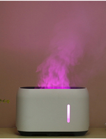 Appareil intelligent Volcan Huile essentielle Aromathérapie 3d Flamme Parfum Diffuseur Aroma Diffuseur Lumière LED humidificateur d'air avec Flamme