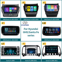 Lecteur Multimédia de Voiture Android avec Commande Vocale DVR pour Hyundai Santa Fe IX45, USB, Amplificateur DSP OBD2 TPMS MirrorLink Carplay