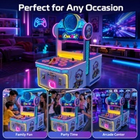 Machine de jeu d'arcade commerciale Whack-a-Mole à deux joueurs, à monnayeur, pour enfants, avec récompenses à frapper, pour centre commercial