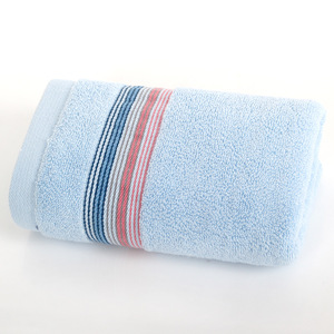 Serviette <span class=keywords><strong>de</strong></span> <span class=keywords><strong>Bain</strong></span> Grande Rayée en Pur Coton 140x70cm Anti-Peluchage pour Usage Domestique, Plage et Hôtel – Vente en Gros et Personnalisation - Product Image 3