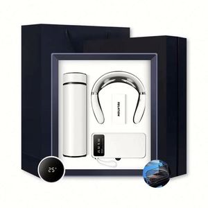 Custom Logo Corporate <b>Gifts</b> <b>Set</b> Vacuum Flask Neck Massager Power Bank Luxury <b>Gift</b> <b>Sets</b> for Business for Promotions Employee's - Product Image 2