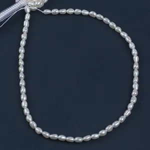 Produttori all'ingrosso di perle naturali d'acqua dolce con foro dritto a due lati luce barocco collana bracciale materiale
