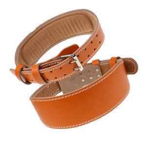 Fabricant d'équipement de fitness Ceinture d'haltérophilie de fitness Ceintures d'haltérophilie en cuir véritable Ceinture de soutien lombaire pour l'entraînement de gymnastique - Product Image 1