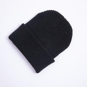 Winter Fischs chuppen muster Nahtlos Warm Hochela stizität Gestrickte Mütze Schädel kappe Waffel Strick mütze Waffel Thermische Schädel kappe - Product Image 2