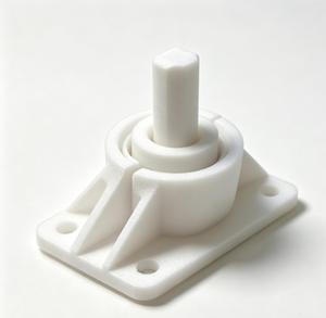Composant de prototypage rapide imprimé en 3D en plastique ABS blanc pour usage industriel personnalisé - Product Image 6