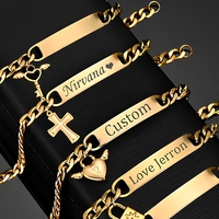 Fabricant de bijoux sur mesure OEM et ODM, pendentif en acier inoxydable plaqué or et argent, personnalisation du logo et du texte