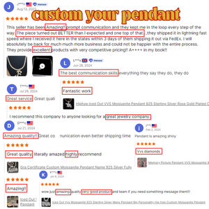 Ciondolo Hiphop Moissanite 3D Charm Jason la maschera Killer 925 argento rosa placcato oro personalizzato ciondolo Moissanite - Product Image 6