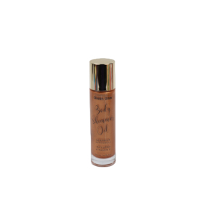 Huile scintillante pour le corps de marque privée géranium patchouli parfumée à la vitamine E pour une peau hydratante et éclatante 120ml - Product Image 1