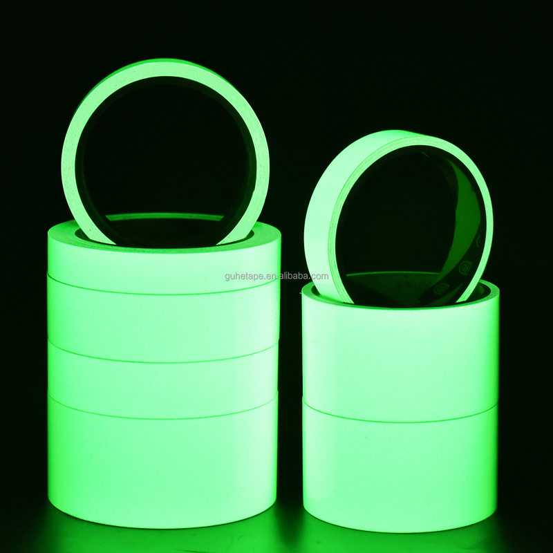 Green Fluorescent 10mm Wide Glow in