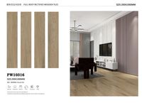 Salle de bain moderne Carrelages de sol en bois rectifié complet 20X100cm Planches de céramique émaillée antidérapantes Carrelages en bois gris foncé